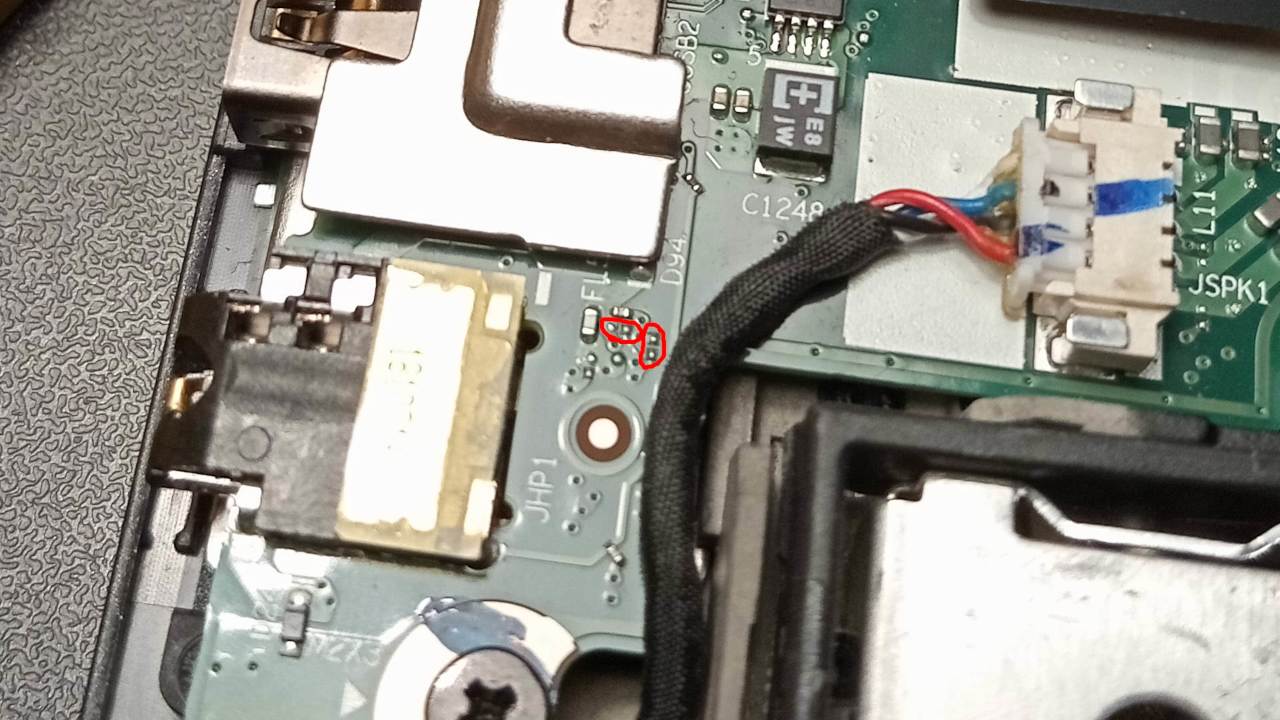 ThinkPad T480 UART jumpers