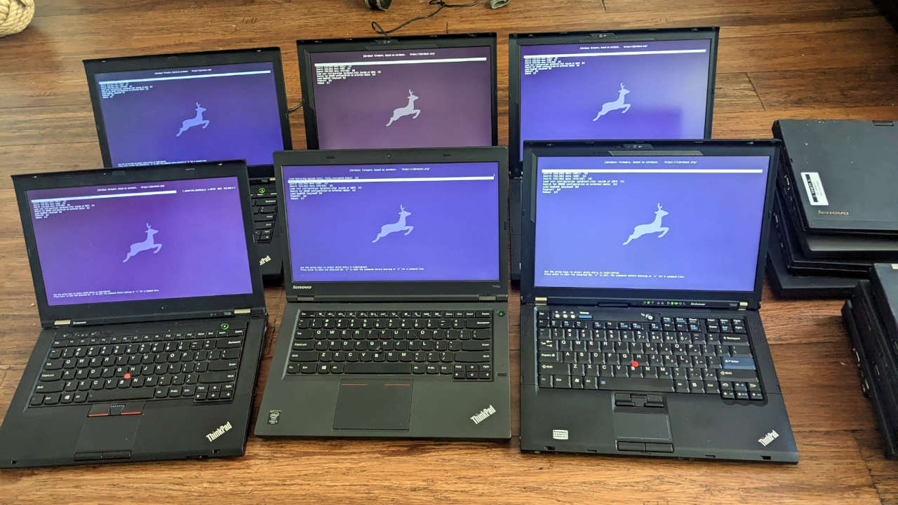 Various Lenovo ThinkPads running Libreboot